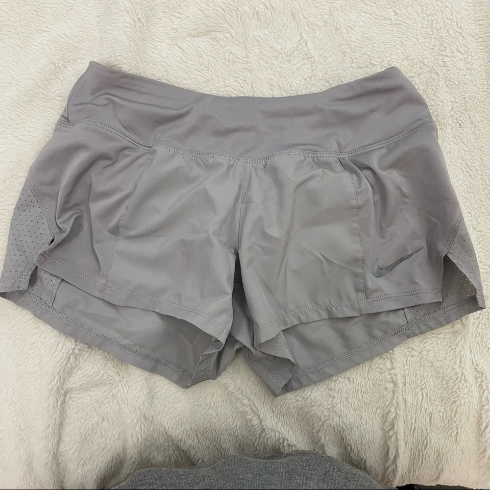 Gray Nike shorts